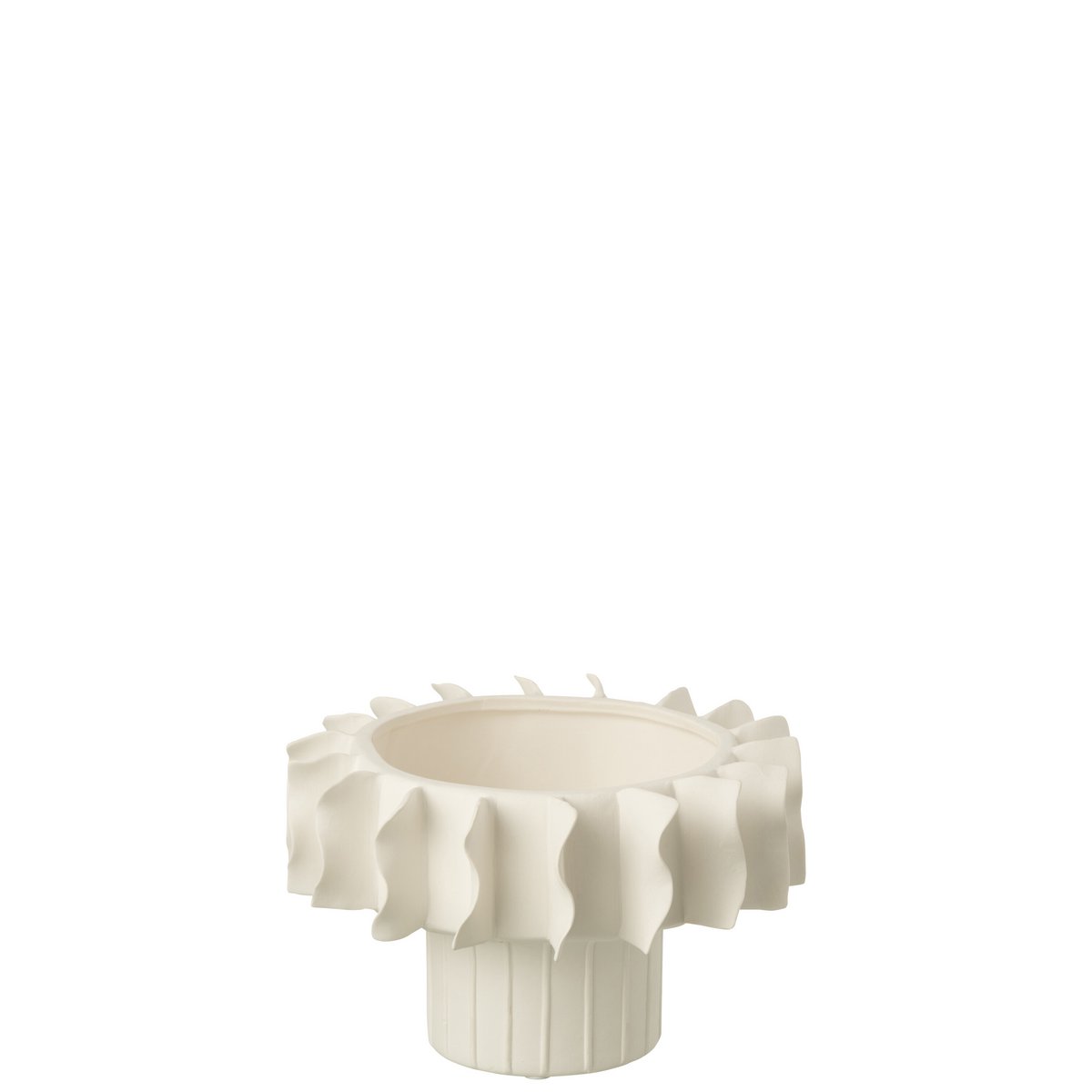 Vase J-Line Helix avec bouquet de fleurs - ambiance intérieure