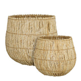 Set de paniers de rangement Ronda Marron clair