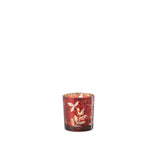 Lanterne J-Line rouge/or dans un cadre festif