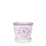 Pot Kolibri Home I Malaga - Lilas - Décoration en céramique élégante