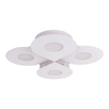 Plafond LED "SMILLA" blanc, 50 x 50 cm, 8 cm, métal et plastique, LED intégrés, 2400 lm, dimmable, fonction CCT 3000-6 500 K, fonction de veilleuse de nuit.