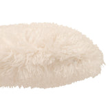 Coussin Moutie J-Line en polyester blanc, vue avant