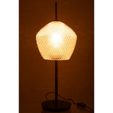 Lampe J-Line Glas - mise en scène sur une table moderne