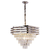 Lampe suspendue Crystal Chrome | 60 cm