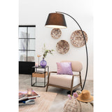 Lampe J-Line Standing Arc en métal noir - détails de fabrication