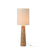 Base en bois naturel de la lampe Fille J-Line