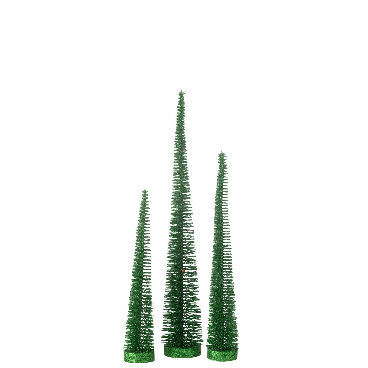 Arbre de Noël J-Line en plastique vert - vue d'ensemble