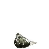Figure Oiseau J-Line en verre blanc et noir, décoration moderne