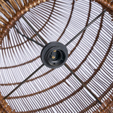 La Suspension Cloche Tissée - Noyer Foncé - XL