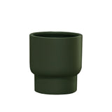 Cache-pot Roskilde en fiberstone vert mat