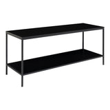 Détail du cadre en métal noir du Meuble TV Vita