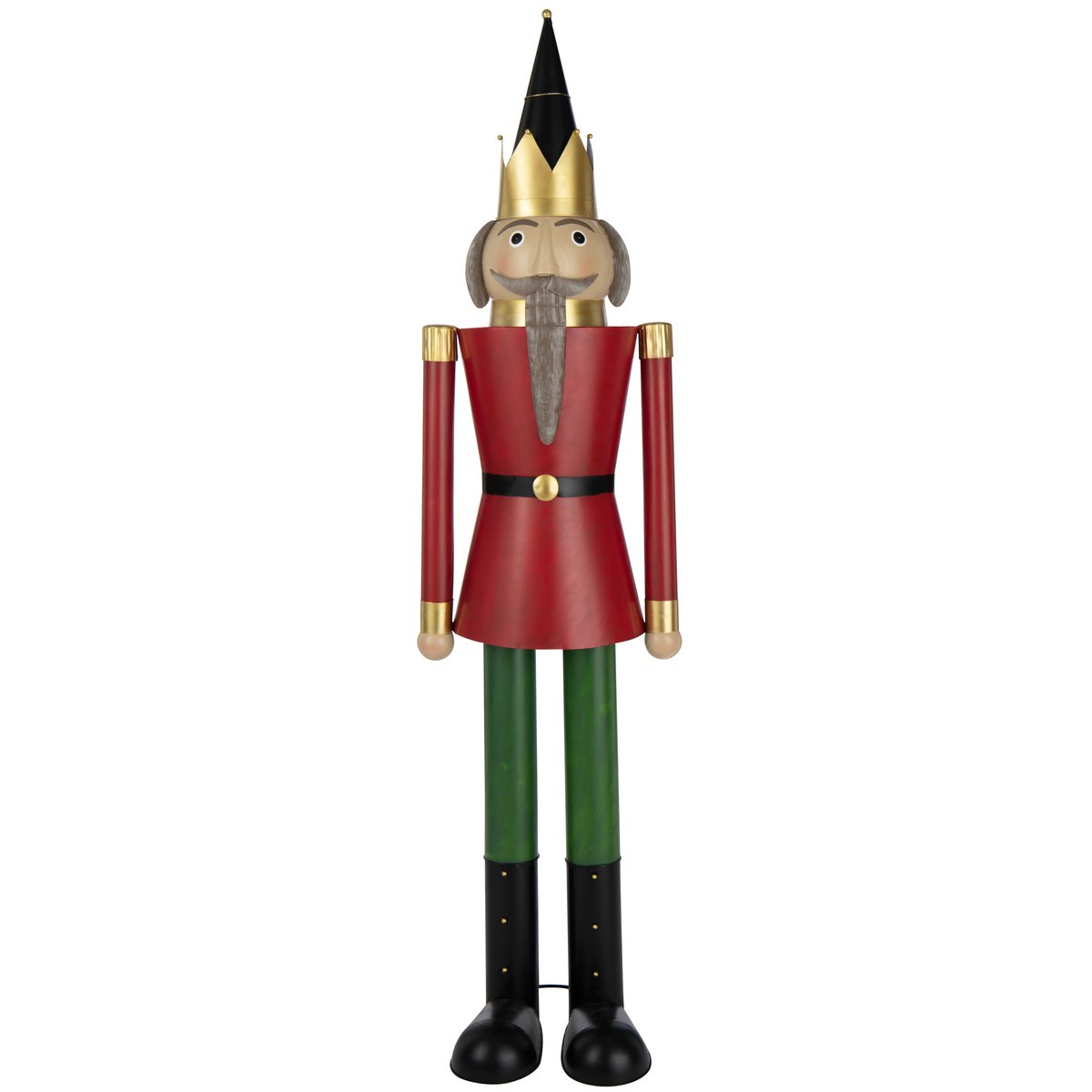Figurine J-Line Casse-Noisette Moustache en métal avec détails colorés