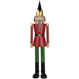 Figurine J-Line Casse-Noisette Moustache en métal avec détails colorés