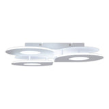 Plafond LED "SMILLA" blanc, 50 x 50 cm, 8 cm, métal et plastique, LED intégrés, 2400 lm, dimmable, fonction CCT 3000-6 500 K, fonction de veilleuse de nuit.