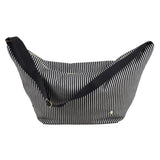 Sac demi-lune Basile Caviar 53 x 28 x 12