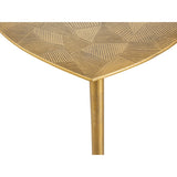 Table d'appoint Table décorative en métal en 4 parties ALSTER 40x45x40 cm Classe triangulaire.
