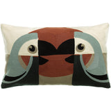 Coussin brodé Loro Ciel 30 x 50