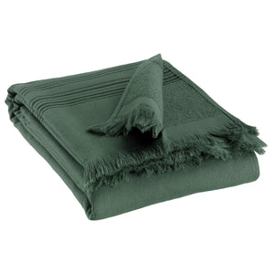Drap hammam Cancun Abysse 90x180 en coton avec finition ciselée