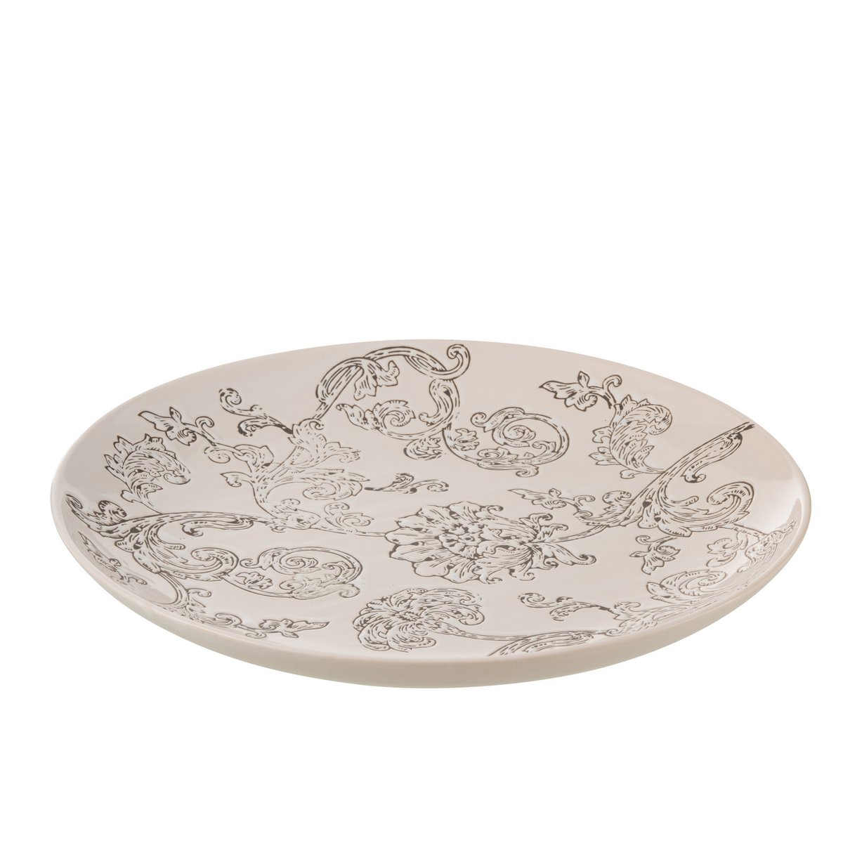 Plaque décorative Zen en porcelaine blanche et noire, design moderne