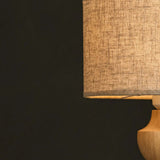Lampe en bois Oliver marron clair