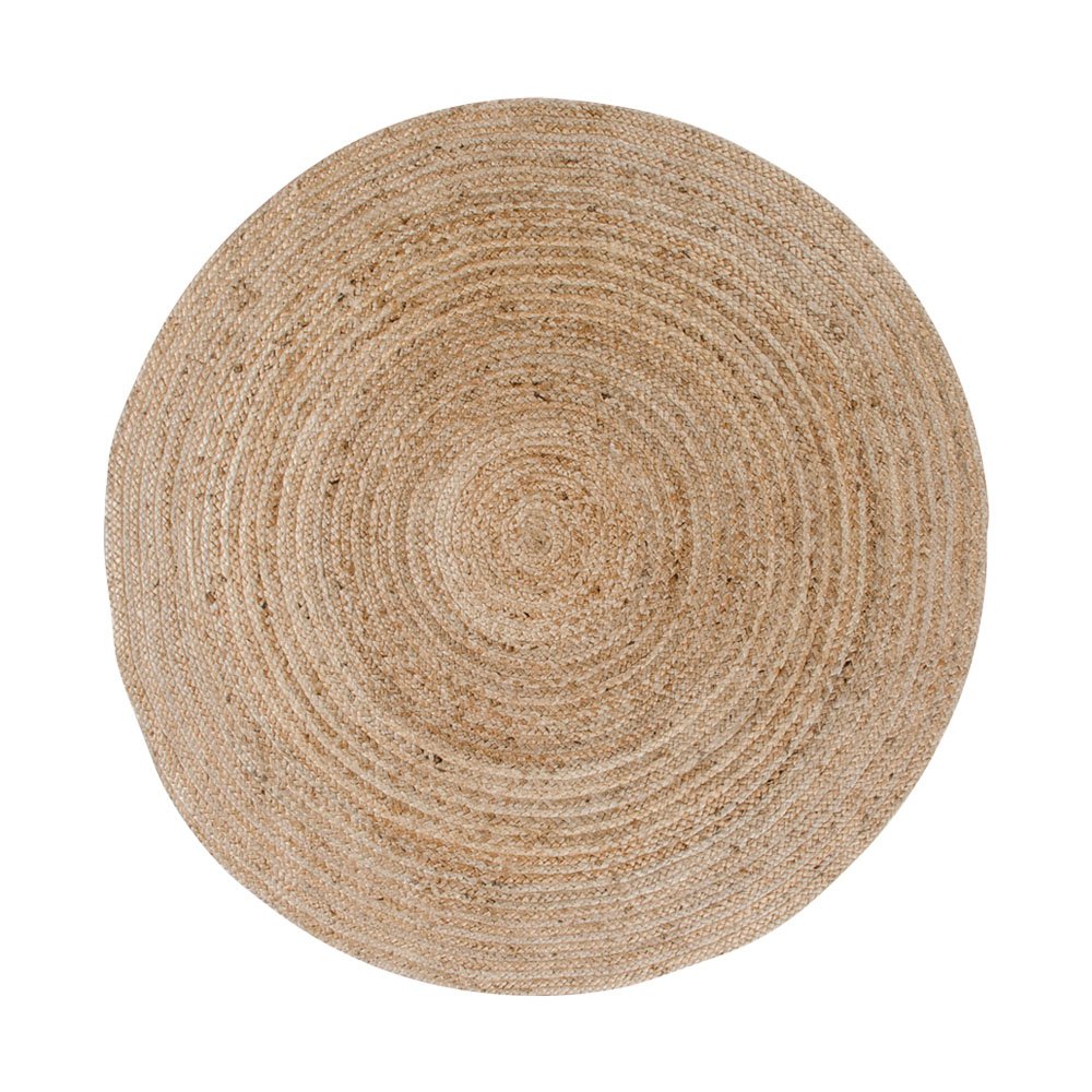Set de table Bombay en jute naturel, vue d'ensemble avec texture visible