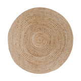 Set de table Bombay en jute naturel, vue d'ensemble avec texture visible