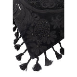 Coussin J-Line noir en situation dans un salon moderne