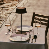 Lampe de table rechargeable Hugo Mocha Marron