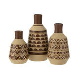 Détail du vase J-Line Match Half Circles, motifs en demi-cercles