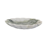 Bol Fleur Grand en marbre vert avec un design élégant et minimaliste.