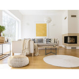Table d'appoint 56 x 47 cm table basse de table de salon bon cadre en métal noir - blanc blanc