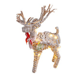 Décorations de Noël LED "Reindeer" en plastique résistant aux intempéries, avec des LED fermement intégrées