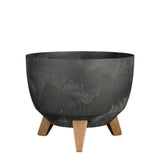 Jardinière d'extérieur Doppio Noir