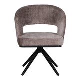 Détail de la chaise Avena Fink, mettant en avant sa texture et son design