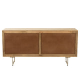 Buffet J-Line en rotin et bois de manguier - naturel