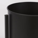 Pot de Fleurs sur Pied Jessy - Lot de 3 - H35 x Ø27 cm - Métal - Noir