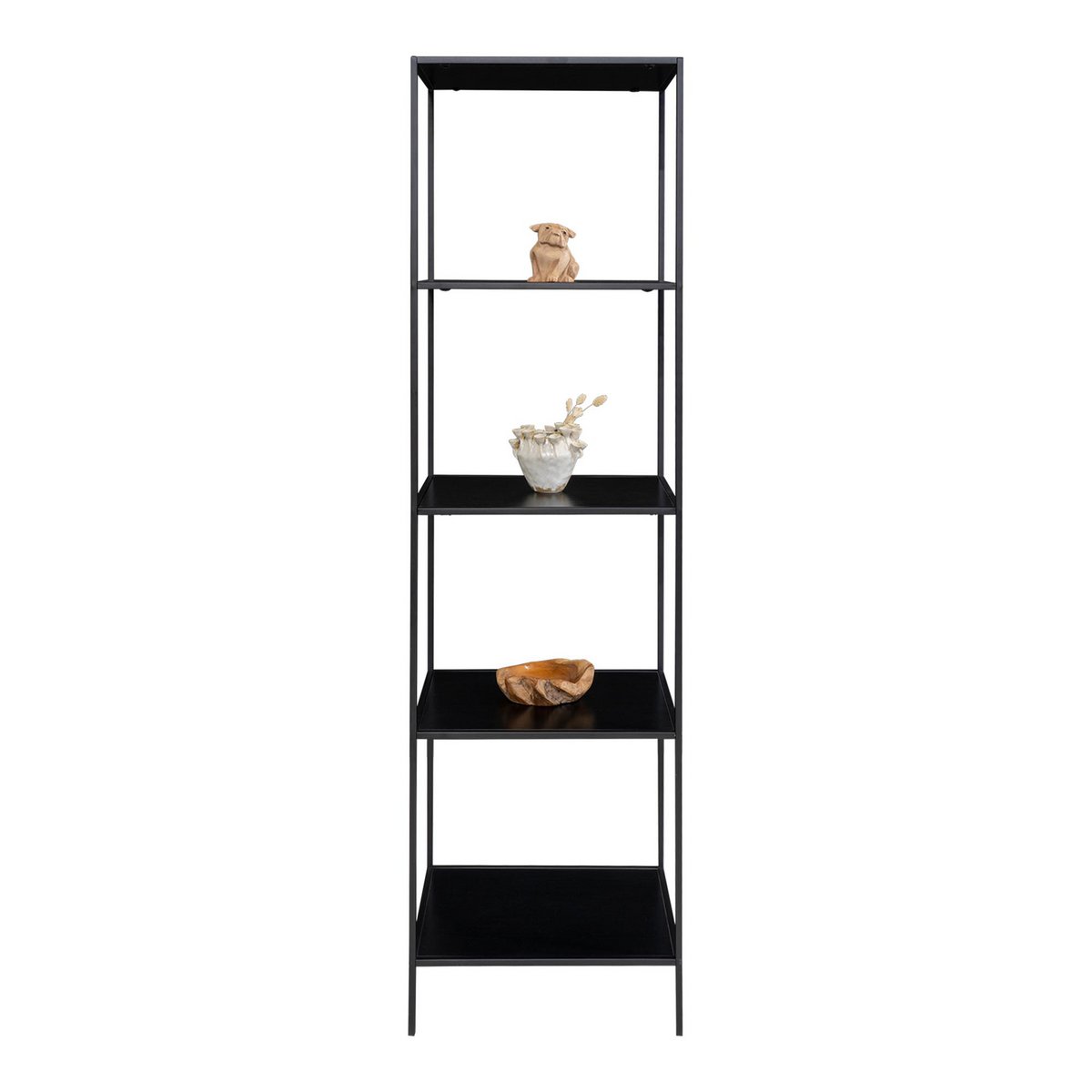 Étagère Vita dans un salon moderne avec décoration minimaliste