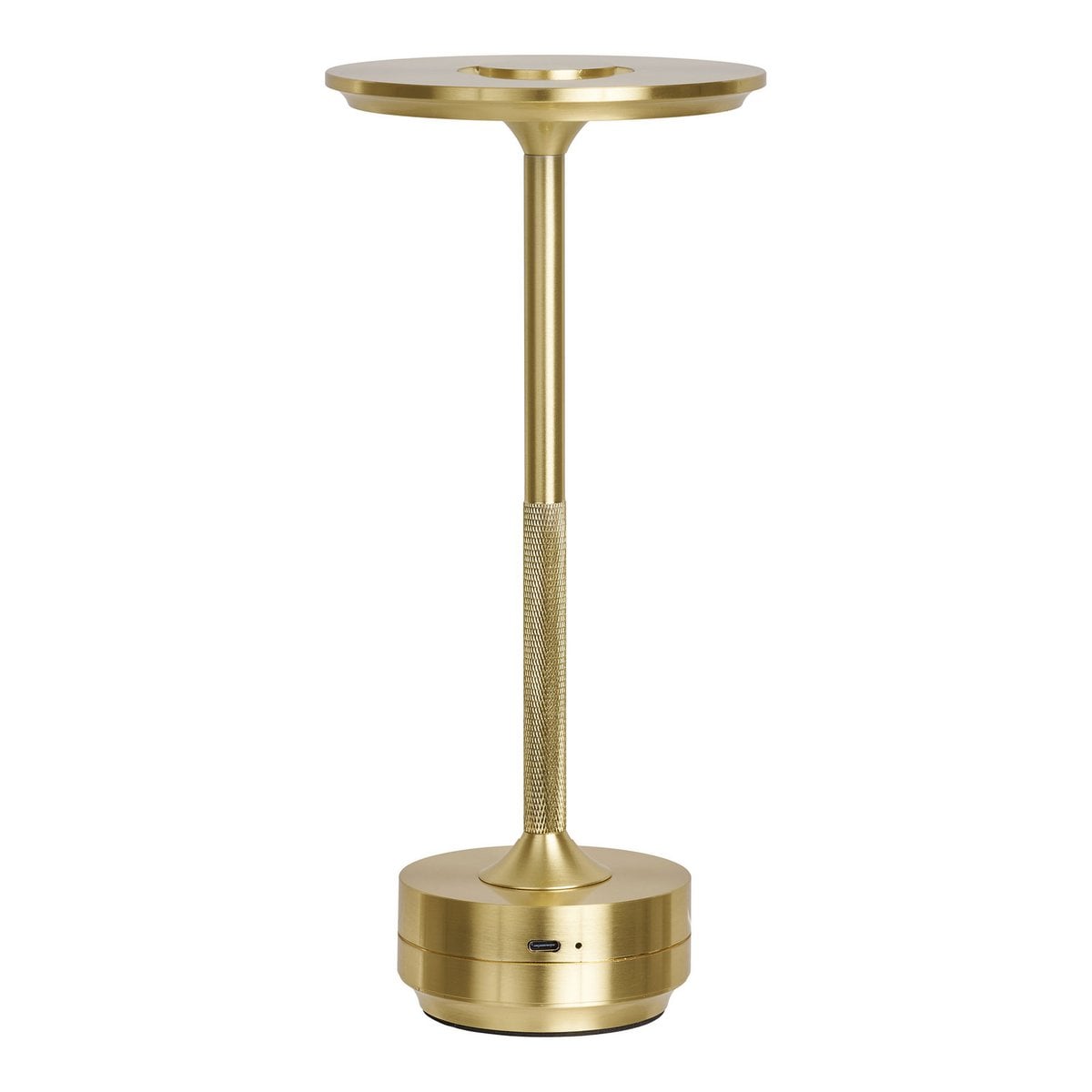 Lampe Lyneham allumée, émettant une lumière chaude