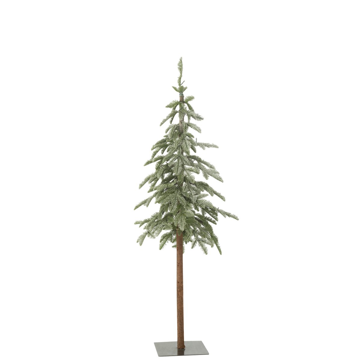 Détail du sapin de Noël J-Line Petit vert neige avec LED