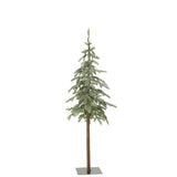Détail du sapin de Noël J-Line Petit vert neige avec LED