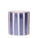 Maison Colibri | Rayure peinte - Bleu - Ø9cm