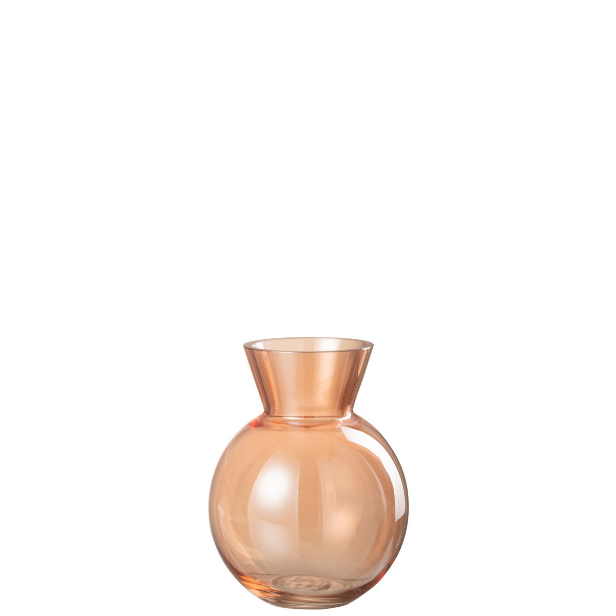 Vase Lucy J-Line, vue de près, mettant en valeur la texture du verre
