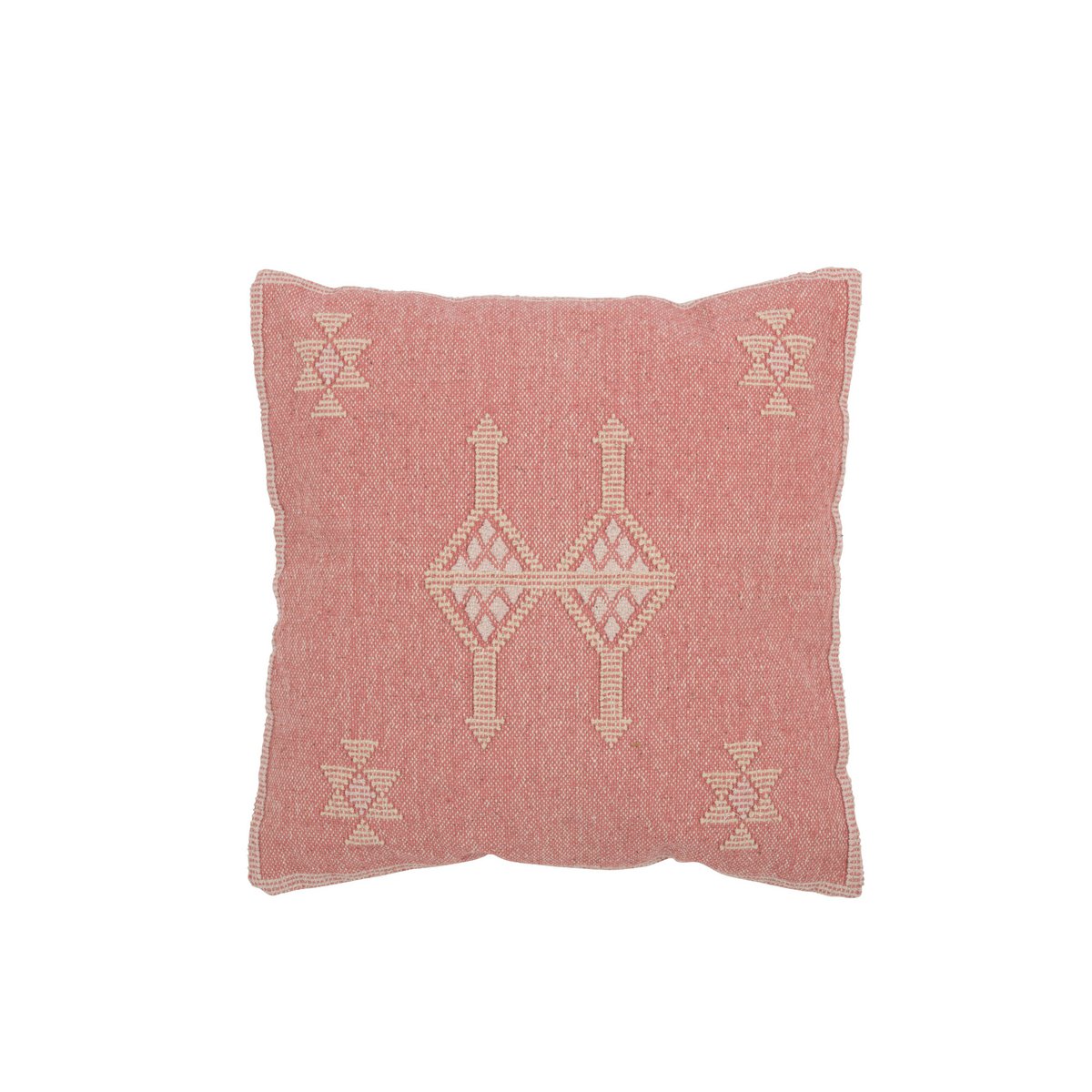 Coussin J-Line en coton, ambiance chaleureuse dans un intérieur moderne