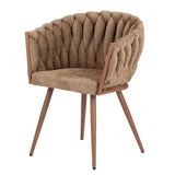 Caramel de chaise d'onde (ensemble de 2)