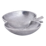 Coquille décorative de pomme en or pomme ou aluminium argenté