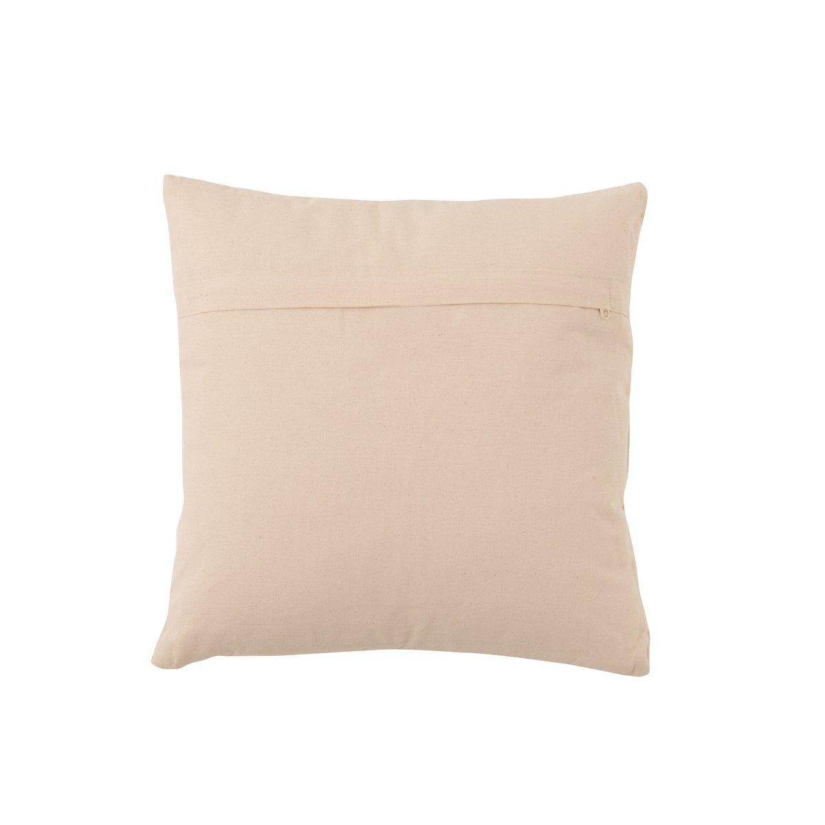 Coussin J-Line Cosy en coton beige sur canapé