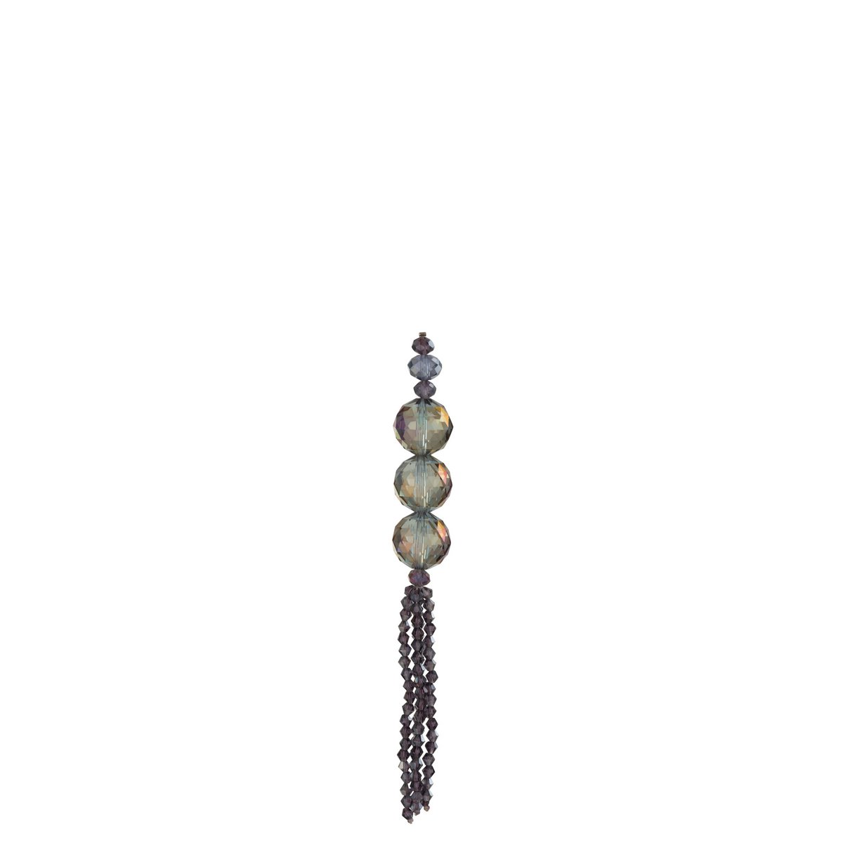 Suspension J-Line Pearl en plastique violet, design contemporain et élégant