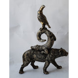 bronze animal en polyrésine