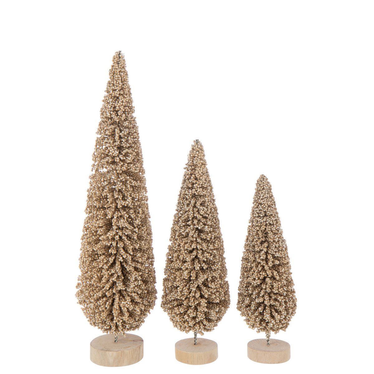 Sapin de Noël J-Line sur une table de Noël élégante