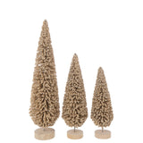 Sapin de Noël J-Line sur une table de Noël élégante
